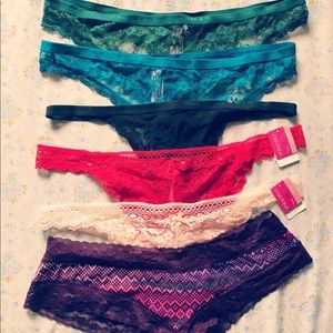 VS and Xhilaration Lace Panties Bundle *NWT*